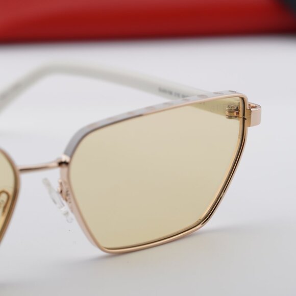 Guess GU00106 21E Cat Eye Sunglasses – White/Gold/Brown main image 8
